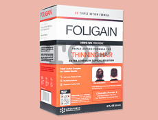 (Foligain)トリプルアクション・コンプリートフォーミュラフォーシニングヘアー(男性用)